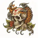 adapt or die tattoo design idea