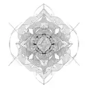 bohemian tattoo design idea