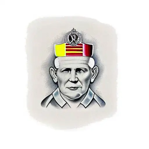 medalla san benito tattoo design idea