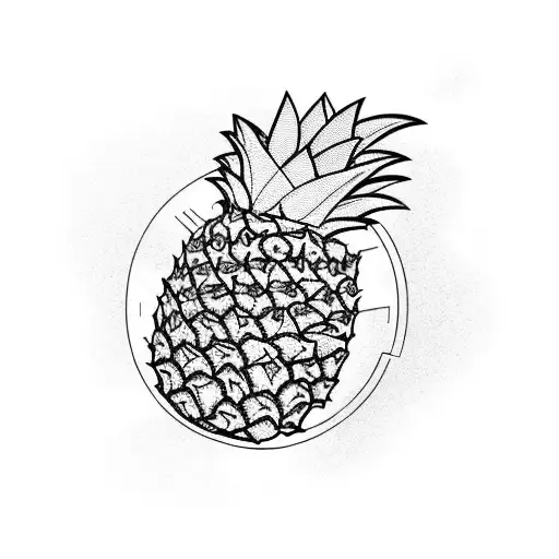 pineapple, space needle, gorge tattoo design idea