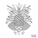 pineapple, space needle, gorge tattoo design idea