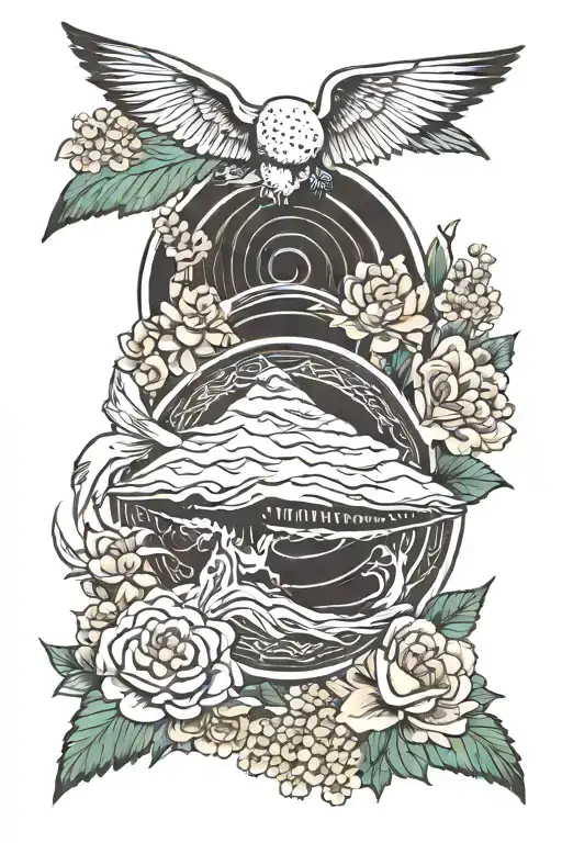 tattoo inspired by the Album Blonde by Frank Ocean tattoo design idea