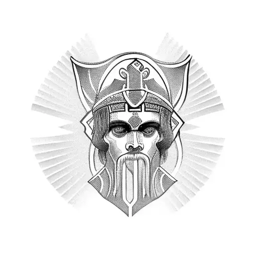 New School Greek tattoo design idea