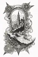 Narsil Lotr tattoo design idea