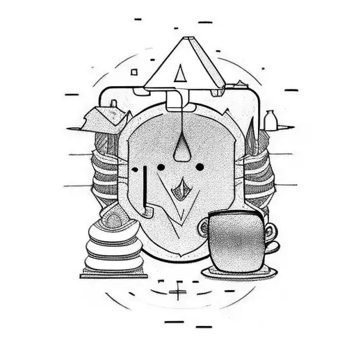 Should I kill myself, or have a cup of coffee tattoo design idea