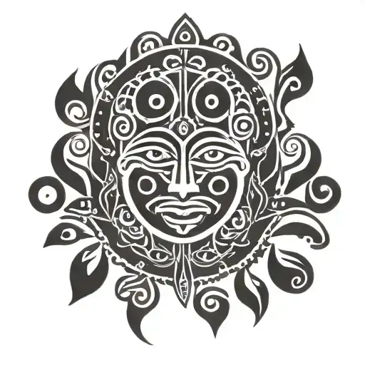 taino dominican Republic tattoo design idea