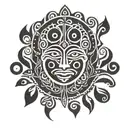 taino dominican Republic tattoo design idea