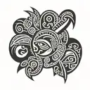 taino dominican Republic tattoo design idea