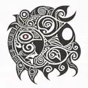 taino dominican Republic tattoo design idea