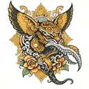 aarav tattoo design idea