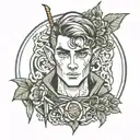 half-elf frat boy tattoo design idea