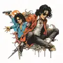 michael jackson tattoo design idea