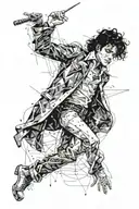 michael jackson tattoo design idea