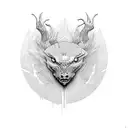 oak tree tattoo design idea