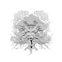 oak tree  tattoo design idea
