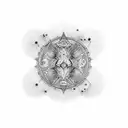 5 and 11 numbe tattoo design idea