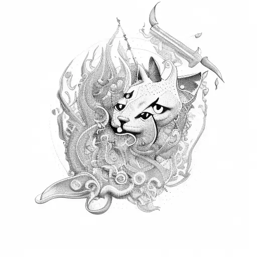 alchemy tattoo design idea