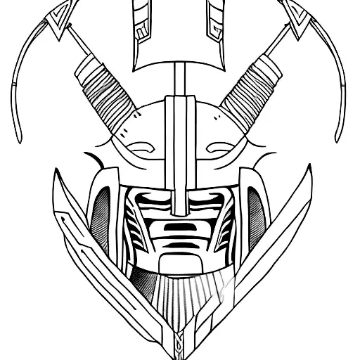 spartan warrior tattoo design idea