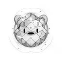 kirby sleeping tattoo design idea