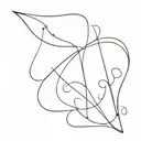 M tattoo design idea