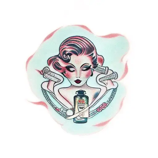 i wanna drown myself in a bottle of her perfume  tattoo design idea