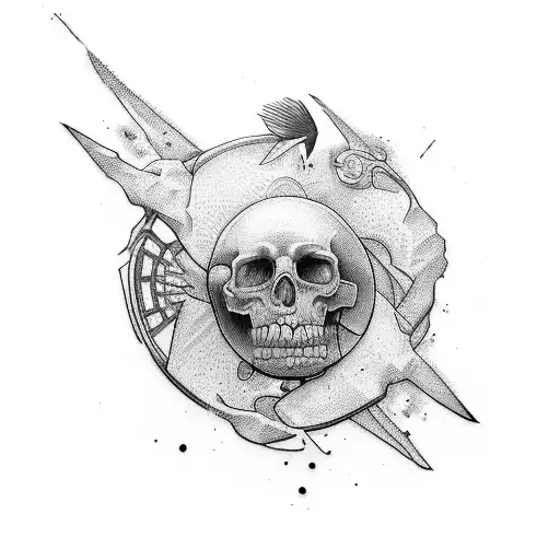 Create a tattoo design that showcases the beauty of Croatia through the lens of divine inspiration tattoo design idea