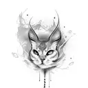 lust tattoo design idea