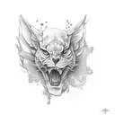 lust tattoo design idea