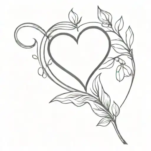 book and bleeding heart flower tattoo design idea