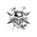 finex space burn planet tattoo design idea