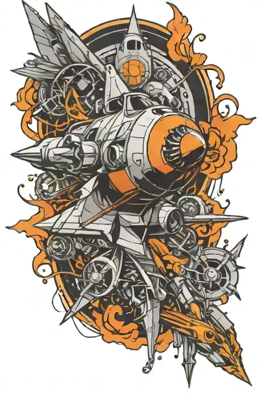 aerospace engineering  tattoo design idea