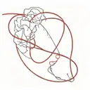 Red String   tattoo design idea