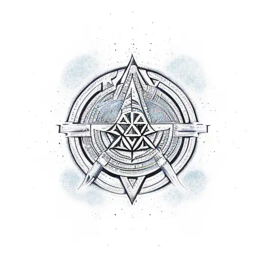 helm of awe, valknut, yggdrasil tattoo design idea