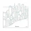 caption manhattan tattoo design idea