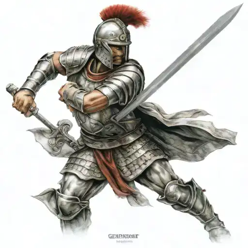 centurion tattoo design idea