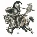 centurion tattoo design idea