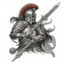 centurion tattoo design idea