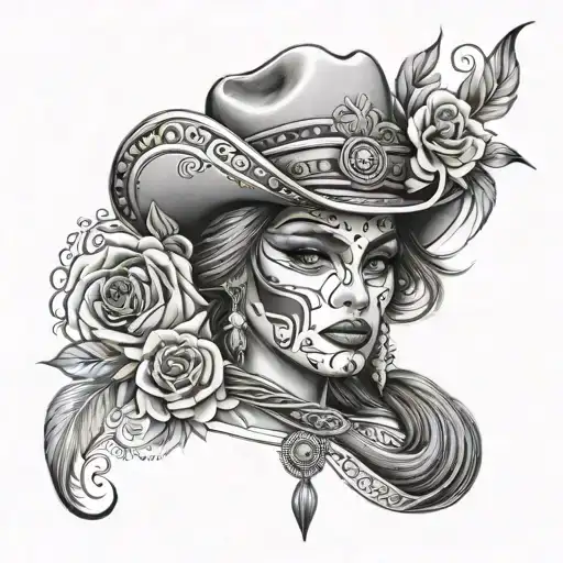 chicano style tattoo design combining elements tattoo design idea