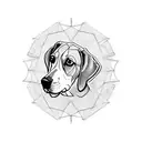 beagle tattoo design idea