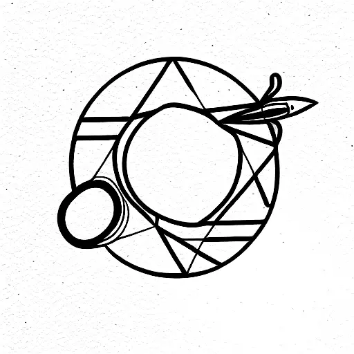 edm music art tattoo design idea