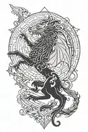 game of thrones theme tattoo design idea