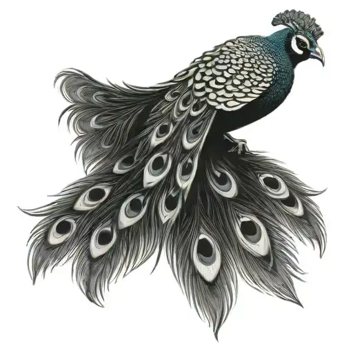 LEEDS UNITED PEACOCK tattoo design idea