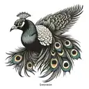 LEEDS UNITED PEACOCK tattoo design idea