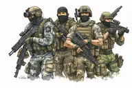 counter strike 1.6 loading screen characters tattoo design idea