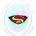 superman logo outline colour tattoo design idea
