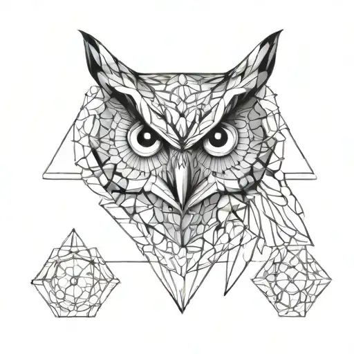 audi owl evil tattoo design idea