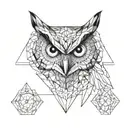 audi owl evil tattoo design idea