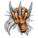 Wolverine claws   tattoo design idea