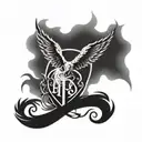 harry potter always with thunderbolt  tattoo design idea