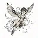 harry potter always with thunderbolt  tattoo design idea